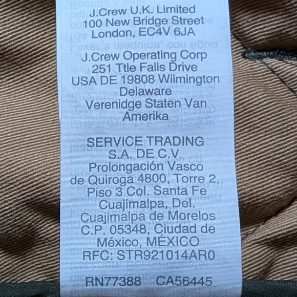 J. Crew Factory Men's Walker Quilted Vest in Dark Moss (Forest Green) - Picture 11 of 16